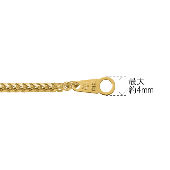 K18イエローゴールド ネックレス 50cm