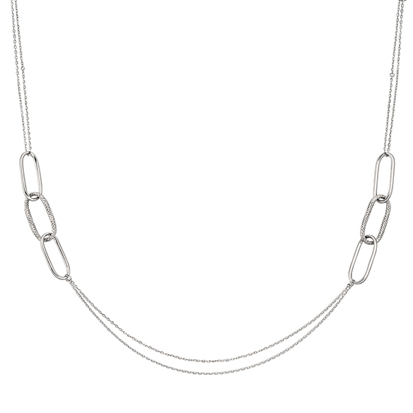 プラチナ ロングネックレス 70cm