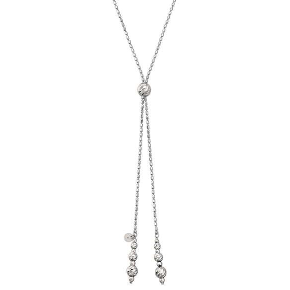 プラチナ ロングネックレス 70cm