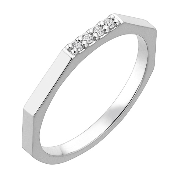 プラチナ ダイヤモンド ピンキーリング | 高品質 金・プラチナ