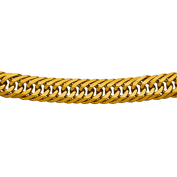 純金 キヘイネックレス （12面カットトリプル） 6.5g/40cm