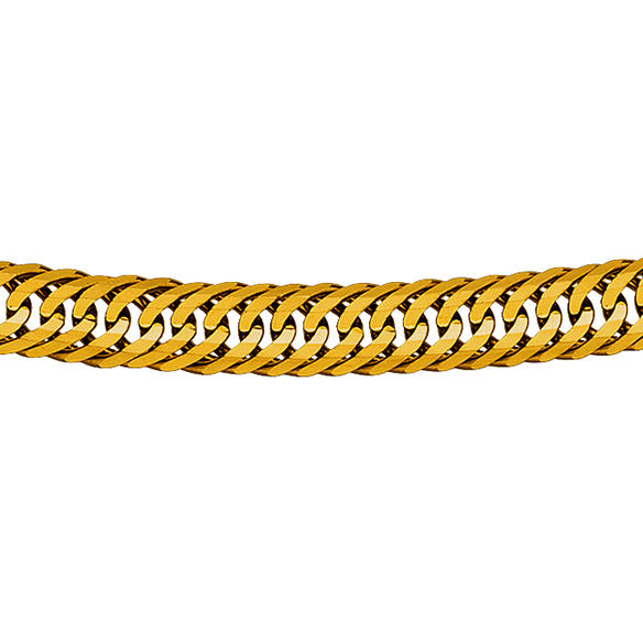 純金 キヘイネックレス （12面カットトリプル） 8g/50cm