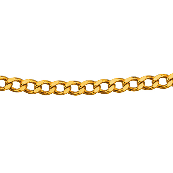 純金 キヘイネックレス （2面カット） 2.2g/45cm