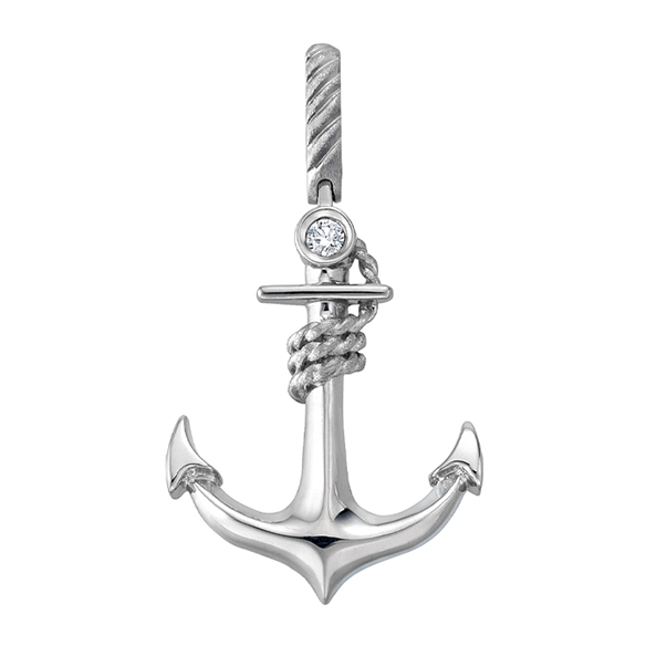 SJX DIAMOND STAR CHARM K18 WG 6ZC0137 ダイヤペンダント