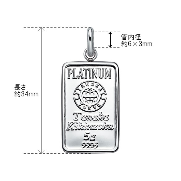 純プラチナ コインバー5グラム ペンダントトップ 高品質 金 プラチナ