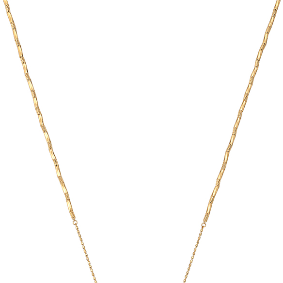 K18イエローゴールド ロングネックレス 70cm