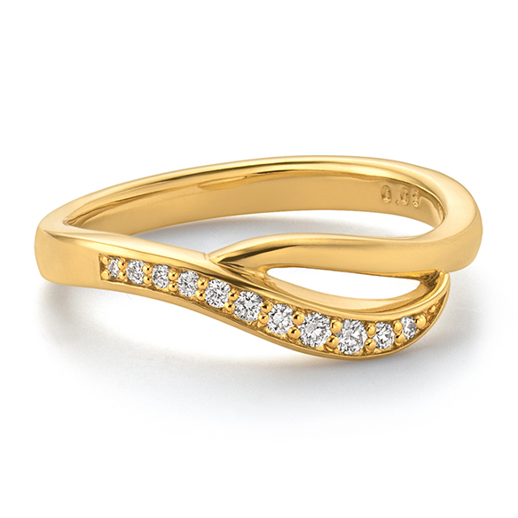 純金 ダイヤモンド リング