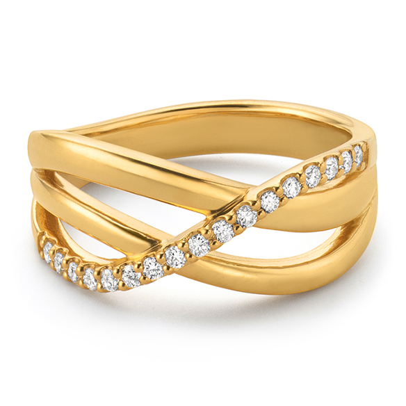 純金 ダイヤモンド リング