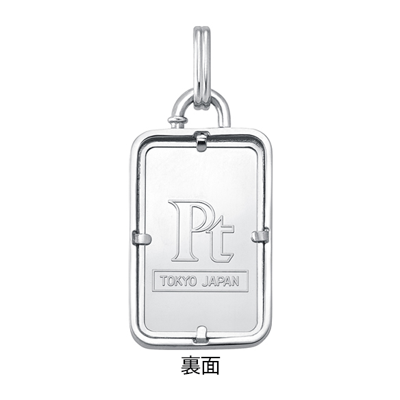 純プラチナ5gコインバー ペンダントトップ