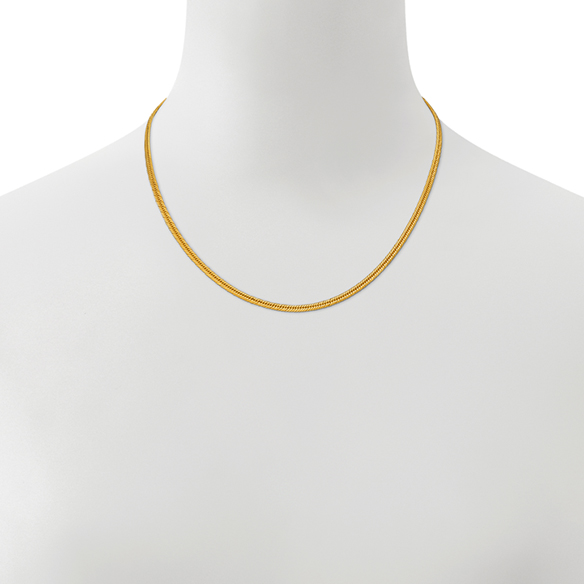 純金 キヘイネックレス （12面カットトリプル） 6.5g/40cm