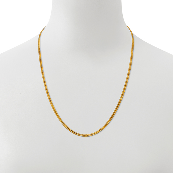 純金 キヘイネックレス （12面カットトリプル） 8g/50cm