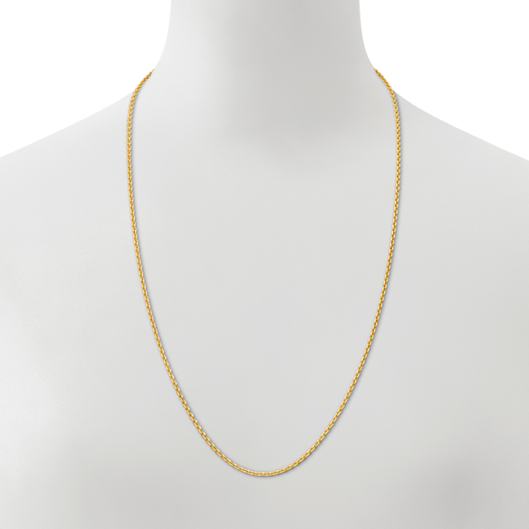 K18イエローゴールド ネックレス 60cm