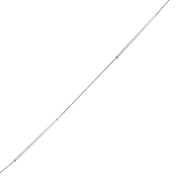 【SOLD OUT】■〔メルタ〕プラチナ ロングネックレス 100cm