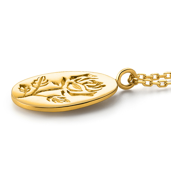 オンラインショップ限定 40個】純金 ペンダント (バラモチーフ) | 高