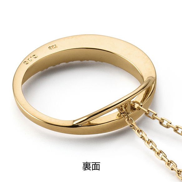 K18イエローゴールド ダイヤモンド ペンダント