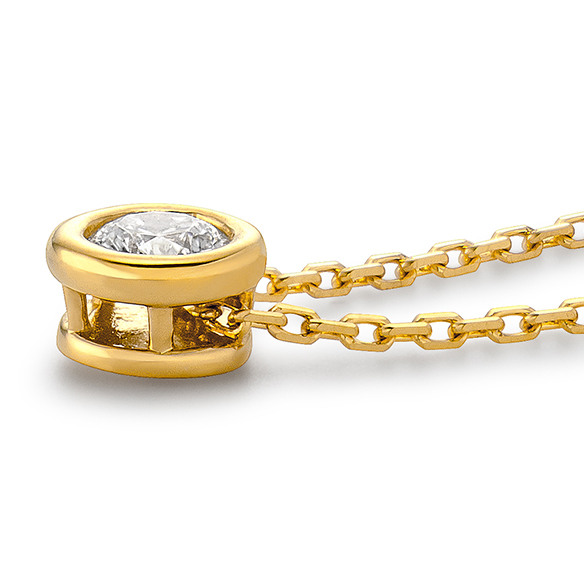 純金 ダイヤモンド ペンダント 0.1カラット | 高品質 金・プラチナ