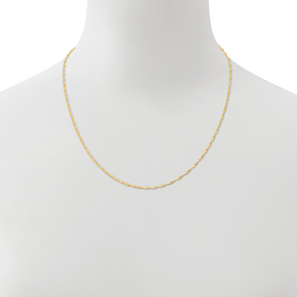 K18イエローゴールド ネックレス 45cm