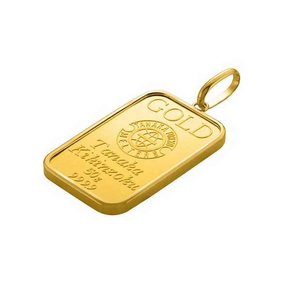 純金50gコインバー ペンダントトップ | 高品質 金・プラチナ