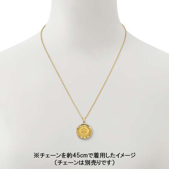 値下げ！PUMP社製 ◆サンメダル ゴールドコインペンダントトップ 2.5g ◆gold