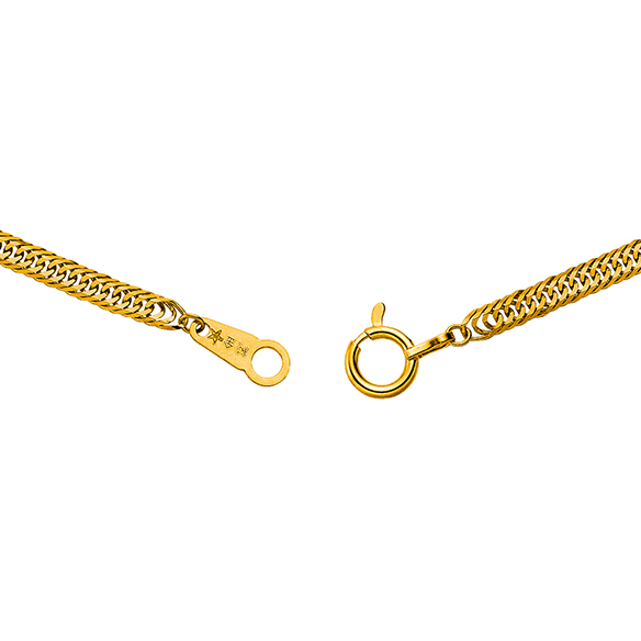 純金 キヘイネックレス （12面カットトリプル） 8g/50cm