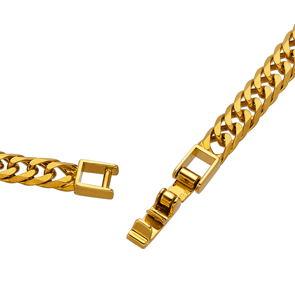 純金 キヘイネックレス （6面カットダブル） 28.3g/50cm