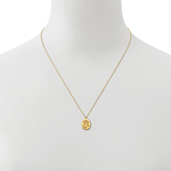 オンラインショップ限定 40個】純金 ペンダント (バラモチーフ) | 高