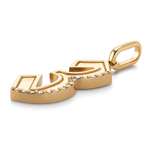 K18イエローゴールド ダイヤモンド ペンダントトップ NO.3 | 高品質 金