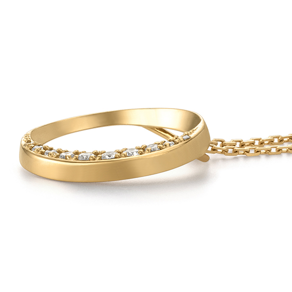 K18イエローゴールド ダイヤモンド ペンダント