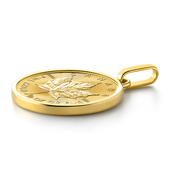 メイプルリーフ金貨 1/2オンス ペンダントトップ