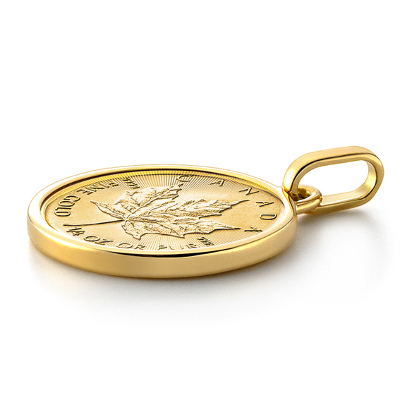 メイプルリーフ金貨 1/4オンス ペンダントトップ