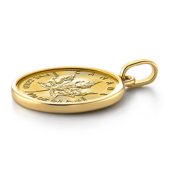 メイプルリーフ金貨 1/10オンス ペンダントトップ