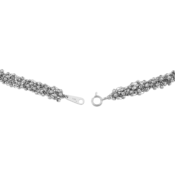 【SOLD OUT】■〔ファセット ミラクル〕純プラチナ ネックレス 60cm