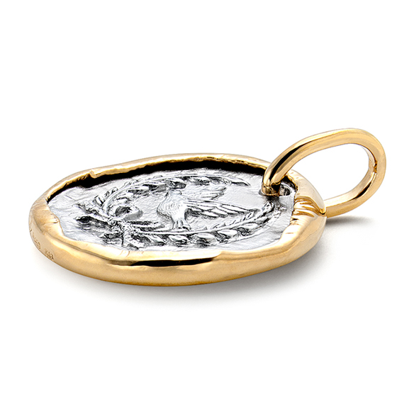 プラチナ/K18イエローゴールド ペンダントトップ