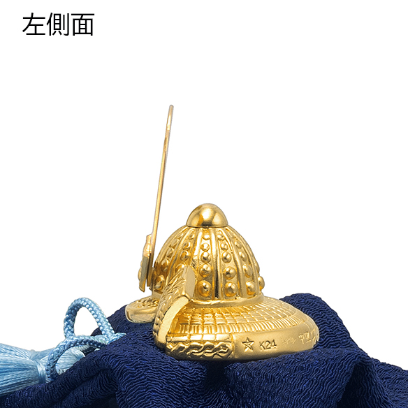 純金兜「勝虫」 12g