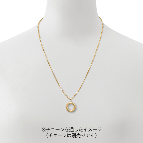 〔イタリア製〕K18イエローゴールド ペンダントトップ