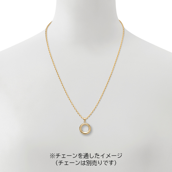 〔イタリア製〕K18イエローゴールド ペンダントトップ
