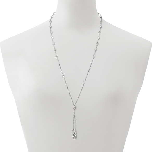 プラチナ ロングネックレス 70cm