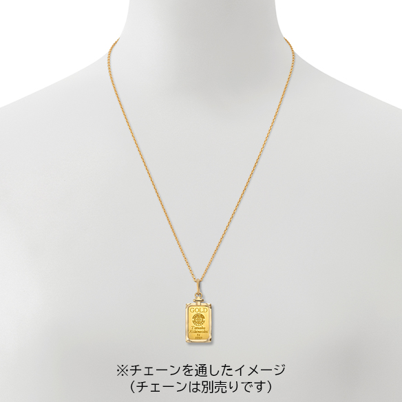 純金5gコインバー ペンダントトップ