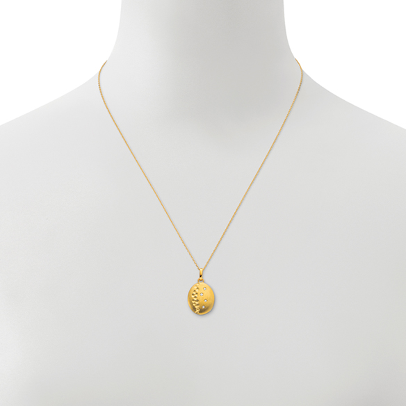 純金 ダイヤモンド ペンダント