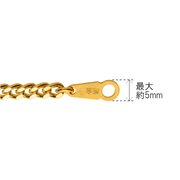純金 キヘイネックレス （2面カット） 25g/50cm