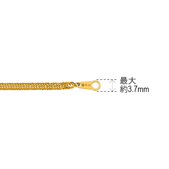 純金 キヘイネックレス （12面カットトリプル） 6.5g/40cm