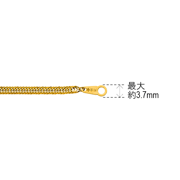 純金 キヘイネックレス （12面カットトリプル） 8g/50cm