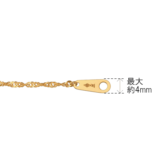 純金 ネックレス 40cm（セミオーダー商品）※6月6日まで特別価格で承ります