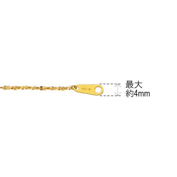 純金 ネックレス 3.5g/45cm