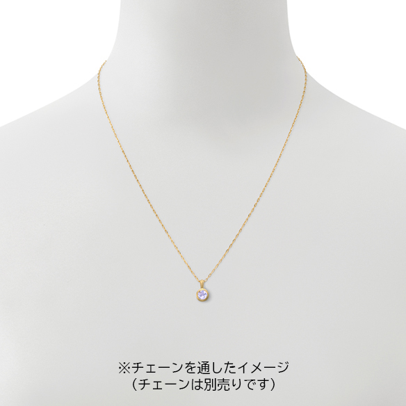 K18イエローゴールド ラブラドライト ペンダントトップ