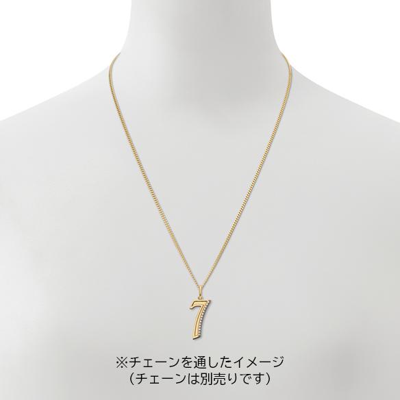 K18イエローゴールド ダイヤモンド ペンダントトップ NO.7