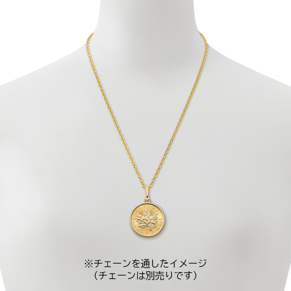 メイプルリーフ金貨 1オンス ペンダントトップ