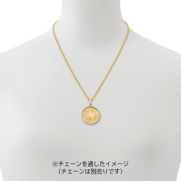 メイプルリーフ金貨 1/2オンス ペンダントトップ