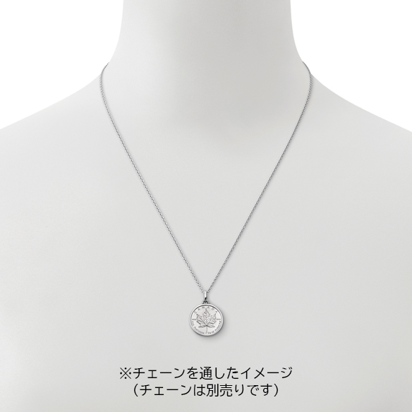 プラチナメイプルリーフコイン 1/10オンス ペンダントトップ