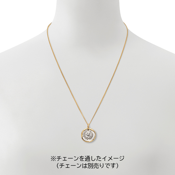 プラチナ/K18イエローゴールド ペンダントトップ